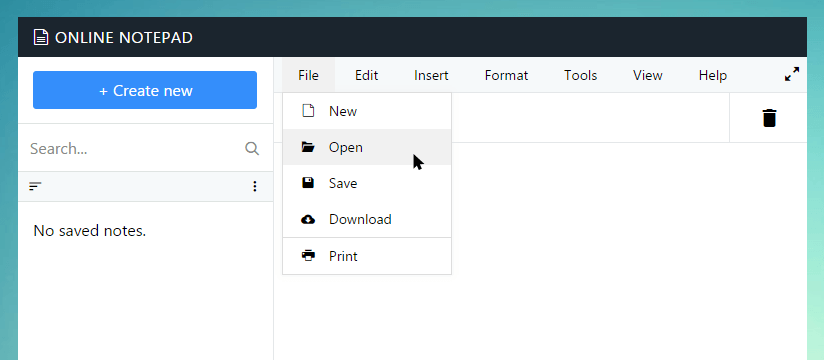 Open text file in Eramedia